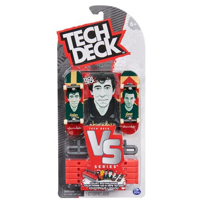 Tech Deck VS Series Sk8shop Mini Skateboard Fingerboard, Obstacle & Challenge Card Set