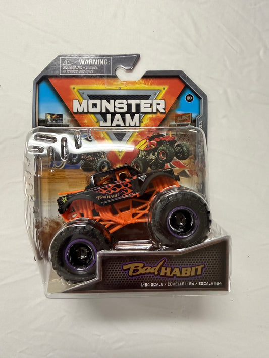 Monster Jam toy truck in packaging on a white background
