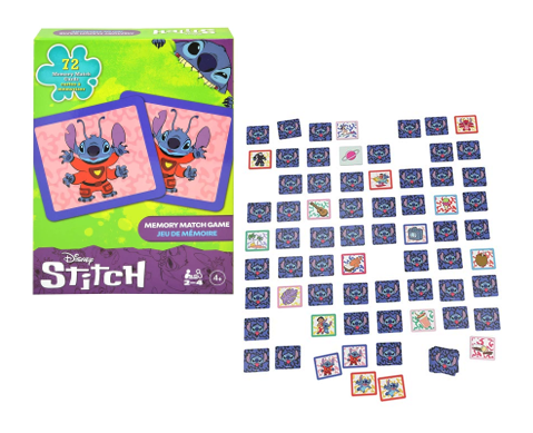Stitch Memory Game – Disney Matching Card Game by Spin Master | NAP Toy Shop PR