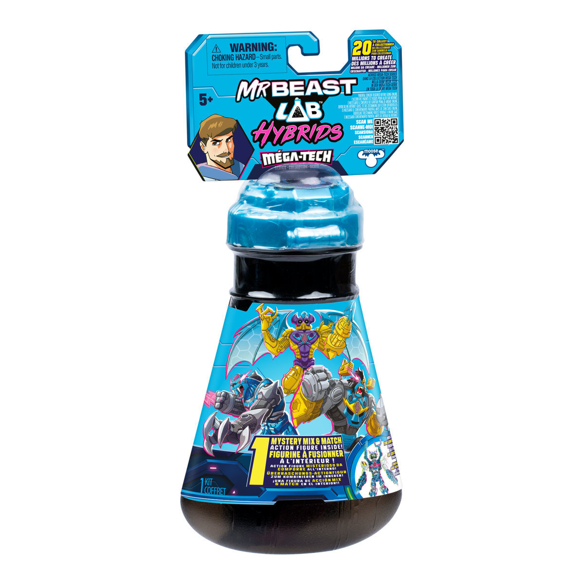 MrBeast Lab Hybrids Mystery Mix & Match Action Figure