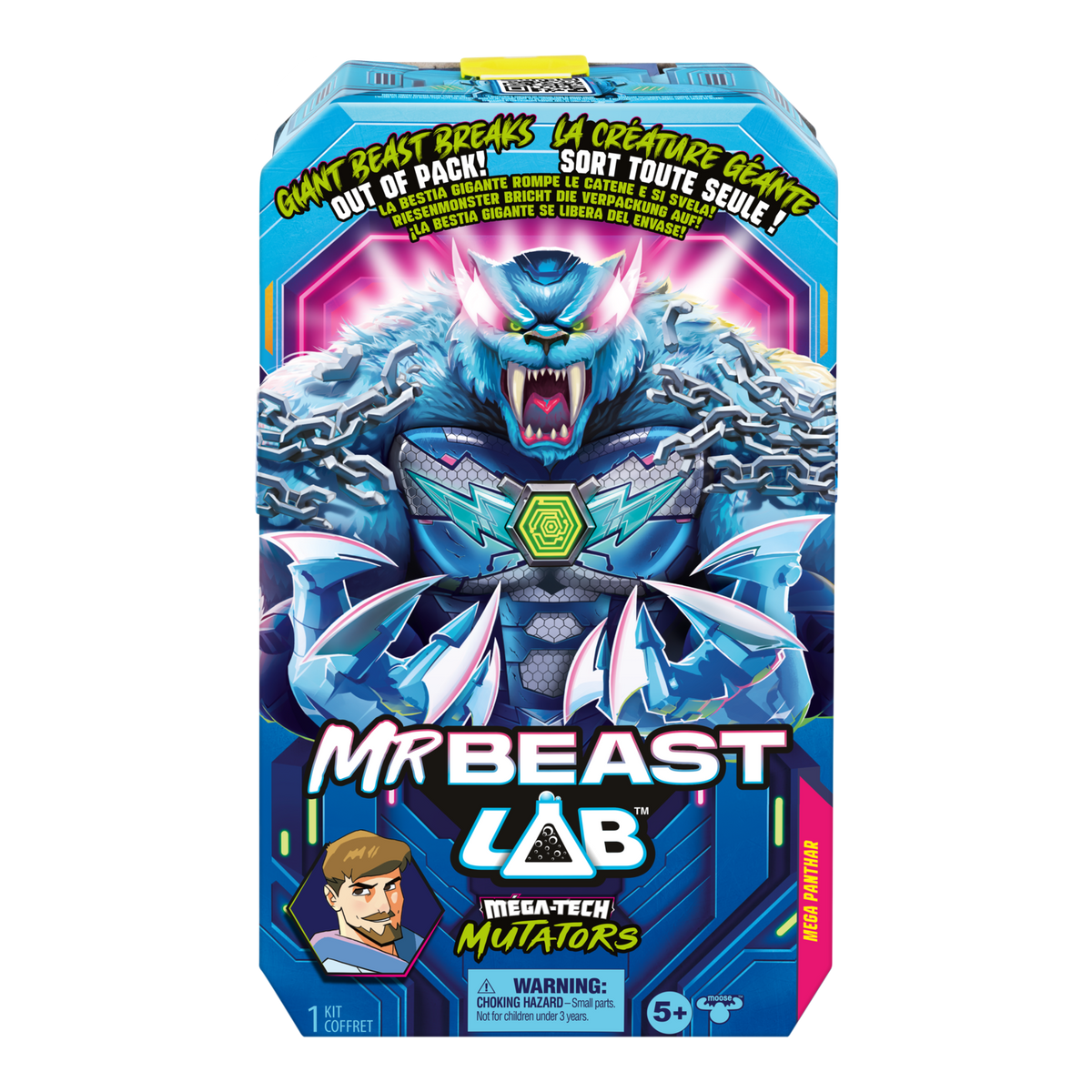 MrBeast Lab Mega Mutators - 9-Inch Action Figure, Mutation Chamber