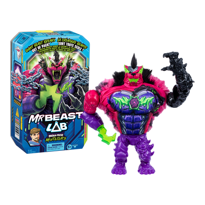 MrBeast Lab Mega Mutators - 9-Inch Action Figure, Mutation Chamber