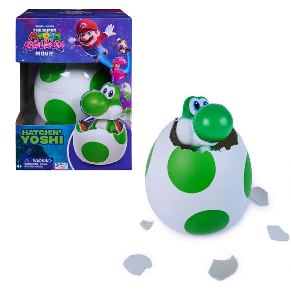 Nintendo Hatchin' Yoshi Interactive Toy Egg – Super Mario Galaxy Movie | NAP Toy Shop