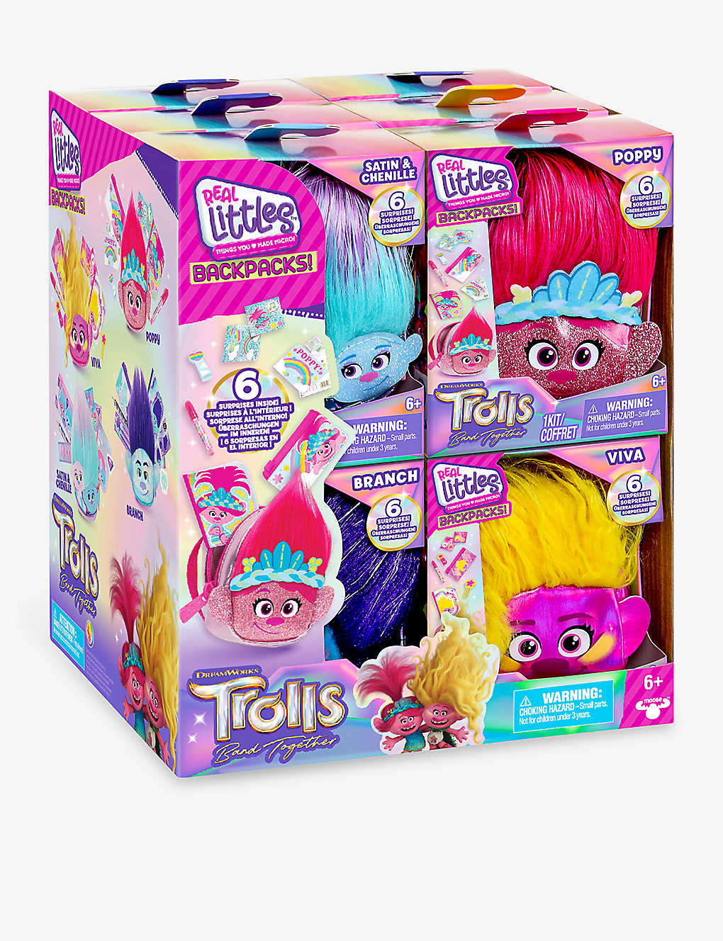 Moose Toys Real Littles Trolls Mini Backpacks - Assorted, 1 ct - Kroger