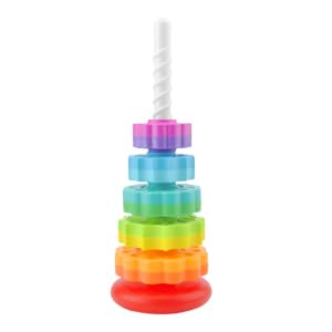 Rainbow Sensory Tower juguete sensorial educativo Montessori para niños en Puerto Rico