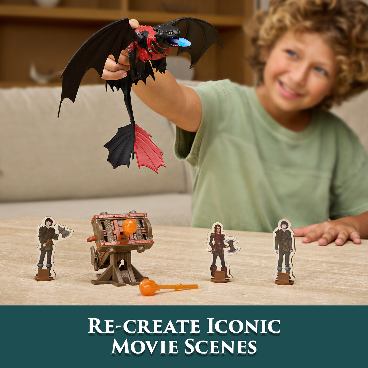 DreamWorks Dragons Blazing Battles Toothless Cannon Attack Playset