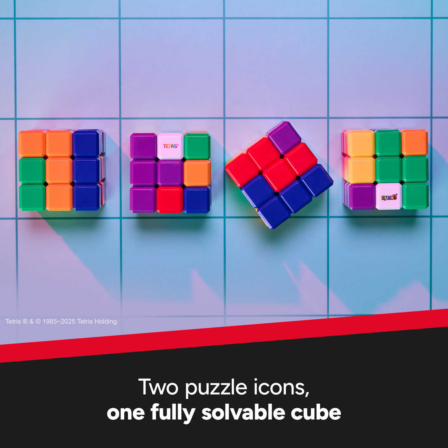 Rubik's Tetris Cube - Kids Toy, Ages 3 and up