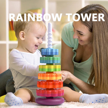 Rainbow Sensory Tower | Juguete Sensorial Educativo para Niños en Puerto Rico