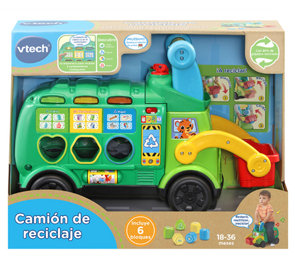 VTech Baby Camión de reciclaje - Juguetes Ecológicos