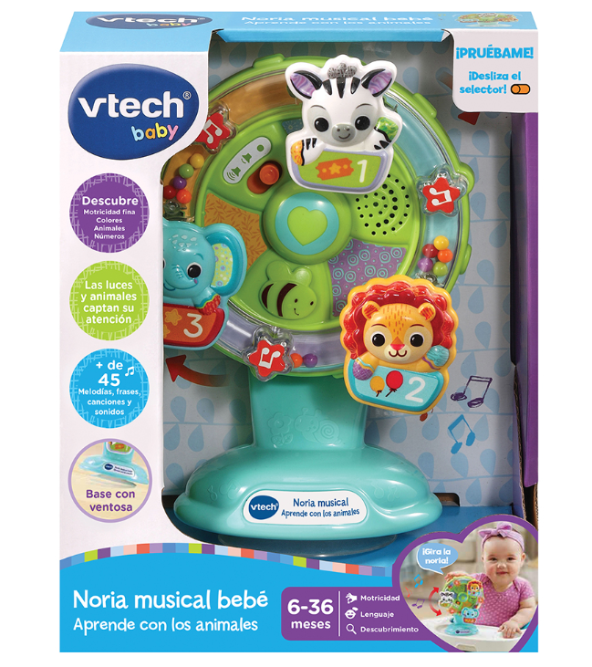 Vtech Baby Noria musical bebé Aprende con los animales