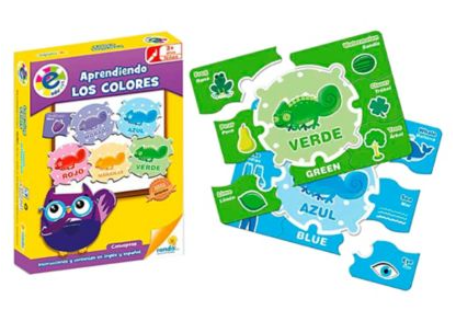 Juego Didactico Aprendiendo Los Colores Bilingue Ronda