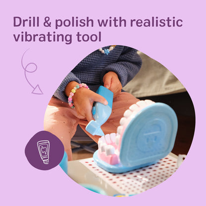 Melissa & Doug Dentist Kit for Kids | Super Smile Dental Play Set (25 Pieces, Ages 3–6)