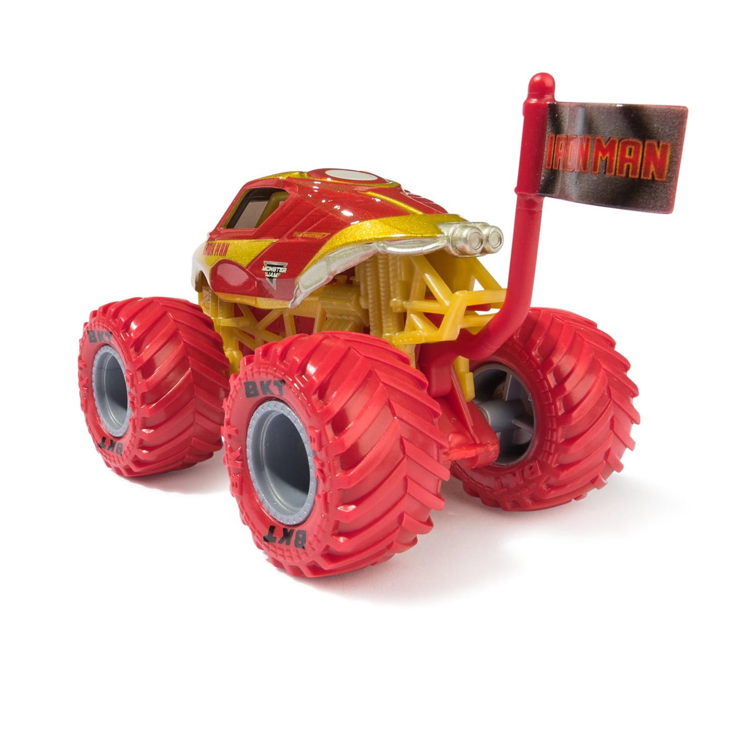 Monster Jam, Marvel Official Iron Man Monster Truck, Die-Cast Vehicle, 1:64 Scale, Super Hero Kids Toys for Boys Ages 3 and up