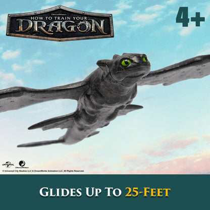 DreamWorks Dragons Soaring Toothless Glider | Gliding Dragon Toy with 15-inch Wingspan