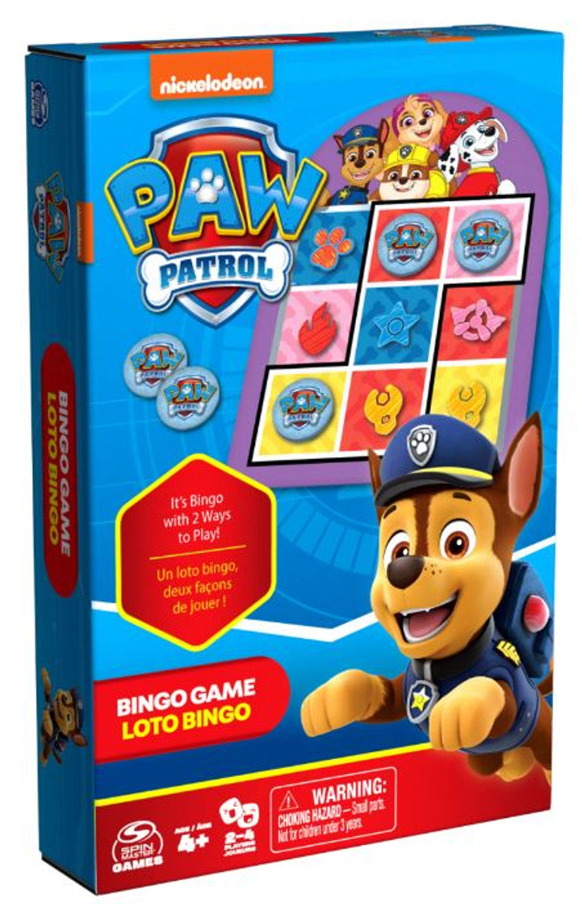 BINGO GAME PAW PATROL