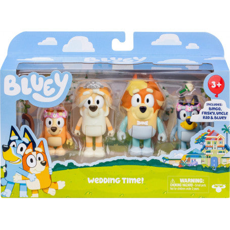 Bluey 4 pack / Wedding Time