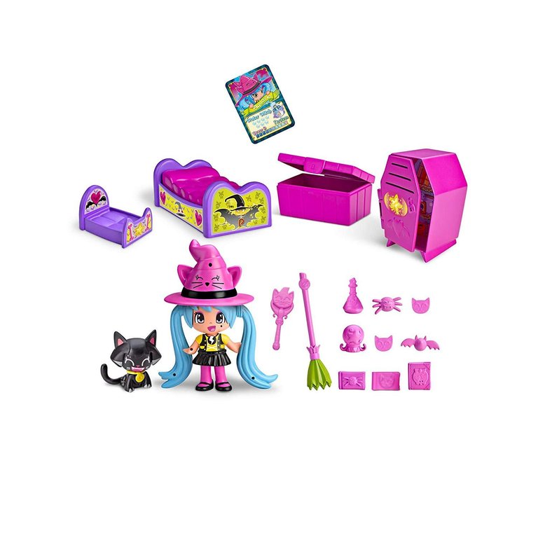 Pinypon Mix is Max Aquaria - Witch Bedroom Playset with Figure
