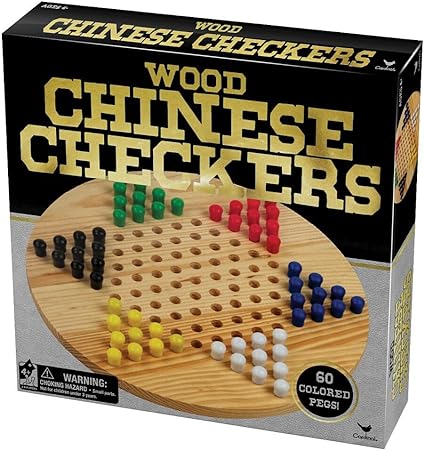 Cardinal Industries Wood Chinese Checkers Game