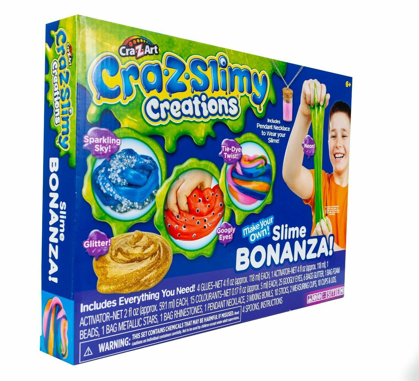 CRA-Z-SLIMY CREATIONS Make Your Own Slime Bonanza Playset CRA-Z-ART