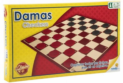 Juego De Mesa Damas Clasico Ronda