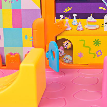 Gabby’s Dollhouse, Party Room Playset with Exclusive Toy Figures, Dollhouse Furniture, Accessories & Fidget Play, Kids Toys for Girls and Boys Ages 3+