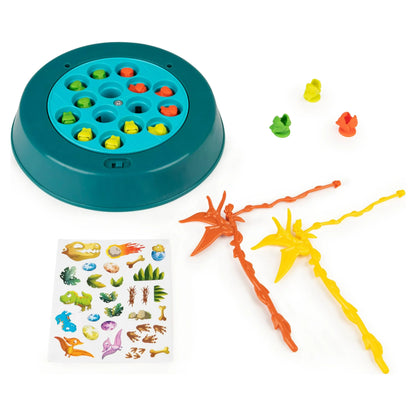 dinosaur kids fishing pole Dino Dive Fishing Board Game for Kids and Families, ages 4 and up – NAPTOYSHOP