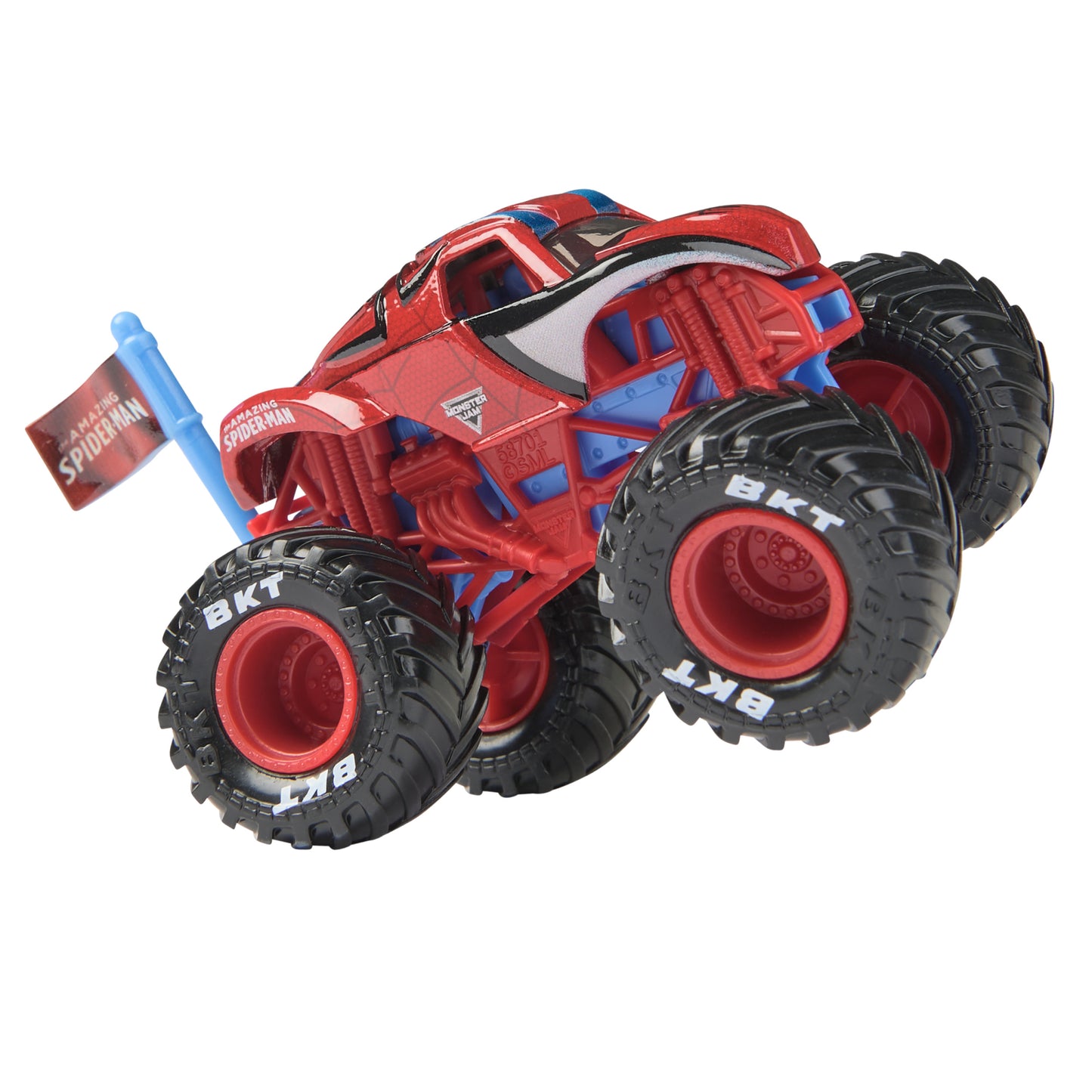 Monster Jam, Marvel Official Spider-Man Monster Truck, Die-Cast Vehicle, 1:64 Scale, Super Hero Kids Toys for Boys Ages 3 and up