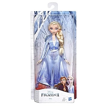 Disney Frozen Elsa Fashion Doll With Long Blonde Hair And Blue Outfit Inspired By Frozen 2 , For Kids Ages 3 And Up