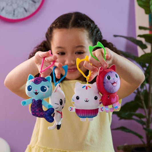 Gabby’s Dollhouse Mini Clip Plush – Assorted Characters