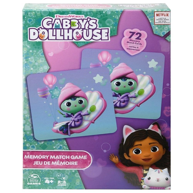 Gabby's Dollhouse 72pc Memory Match