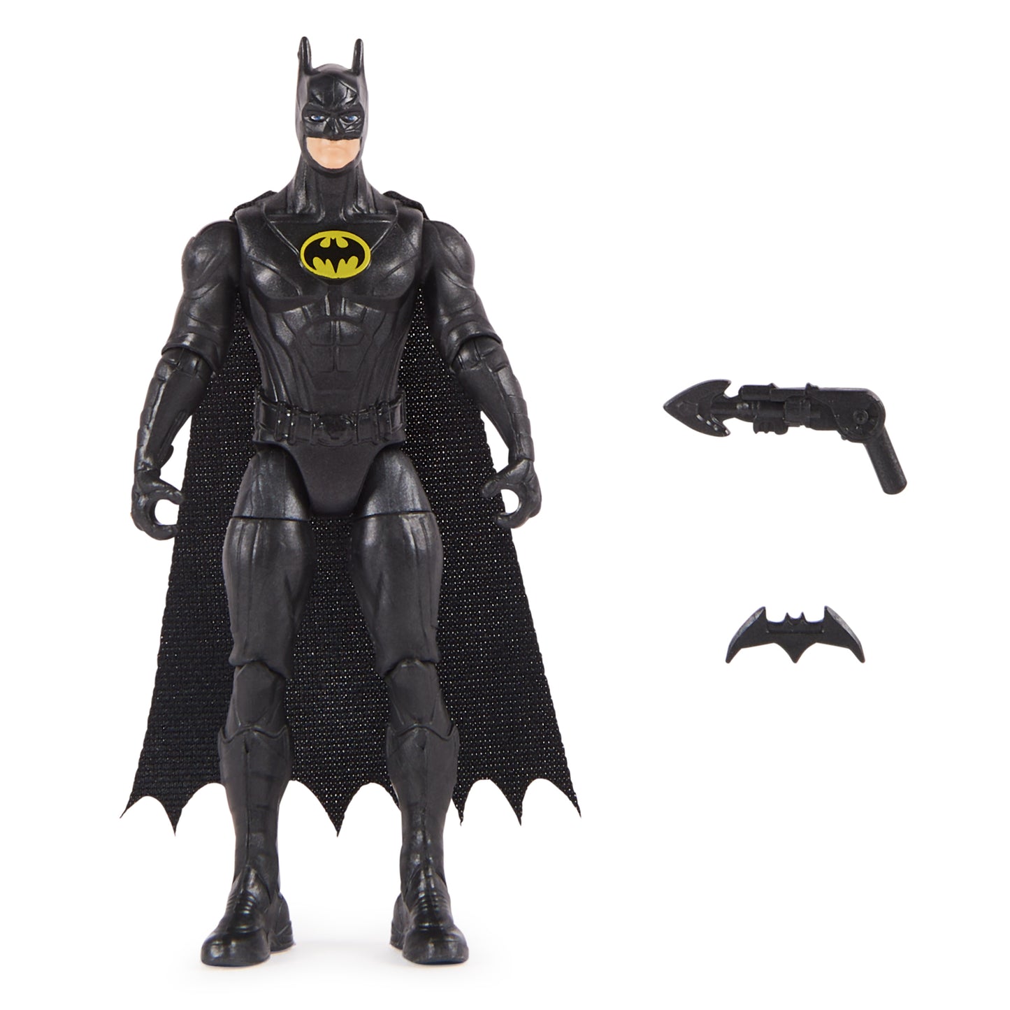 DC Comics, Batman Action Figure and 2 Accessories, 4-inch, The Flash Movie Collectible, Kids Toys for Boys and Girls Ages 3 and up