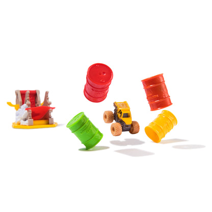 Monster Jam, Mini Launchers Set, Includes Monster Mutt and Earth Shaker 1:87 Scale Die-Cast Monster Trucks, Kids Toys for Boys Ages 3 4 5 6+