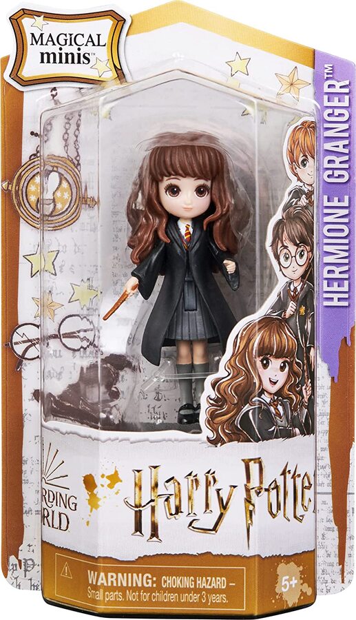 Wizarding World Harry Potter, Magical Minis Collectible 3-inch Hermione Granger Figure, Kids Toys for Ages 6 and up