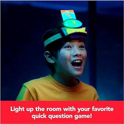 Hedbanz Lightspeed Game with Lights & Sounds | Family Games | Games for Family Game Night| Kids Games | Card Games for Families & Kids Ages 6 and up