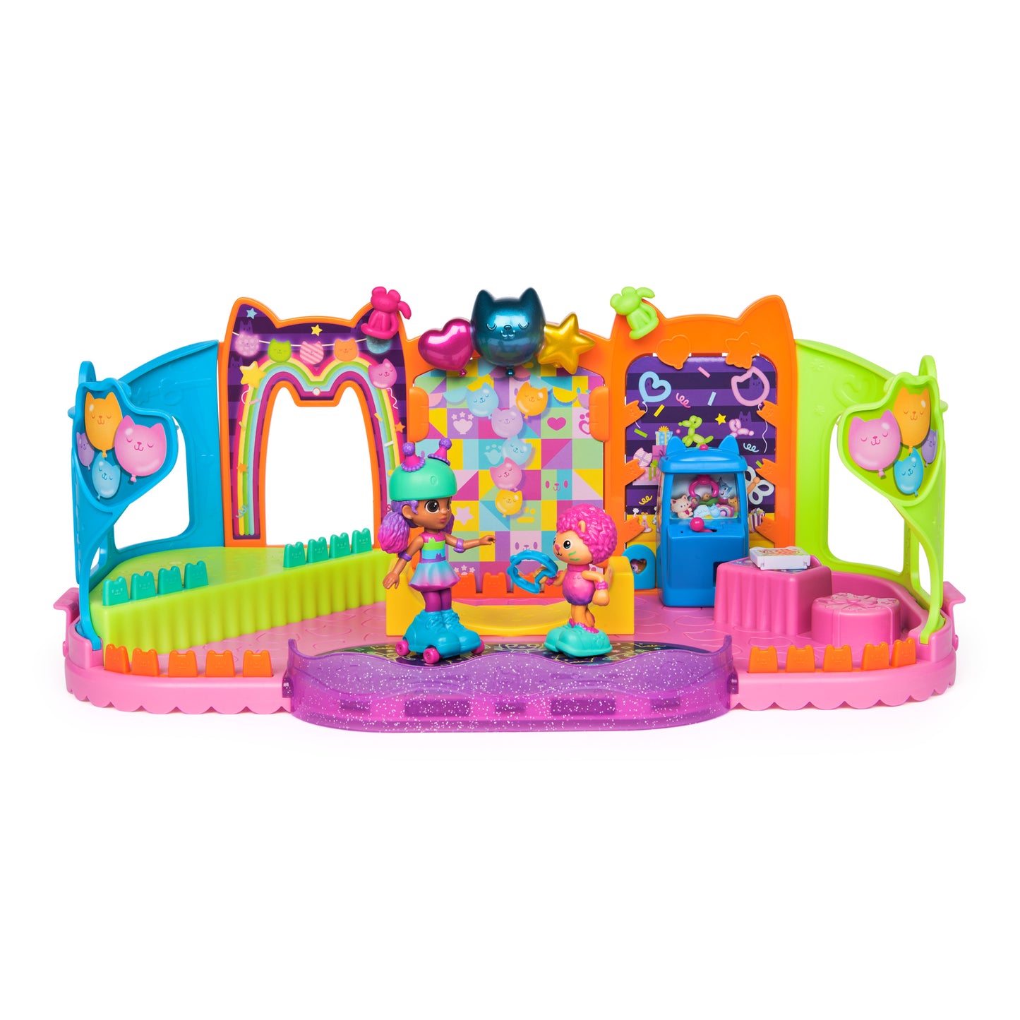 Gabby’s Dollhouse, Party Room Playset with Exclusive Toy Figures, Dollhouse Furniture, Accessories & Fidget Play, Kids Toys for Girls and Boys Ages 3+