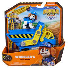 Rubble & Crew, Wheeler’s Dump Truck Toy with Movable Parts and a Collectible Action Figure, Kids Toys for Ages 3 and Up