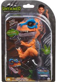 WowWee Fingerlings Untamed Dino Baby – Velociraptor Interactive Toy
