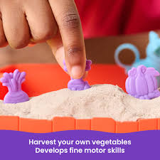 Kinetic Sand Sandy Farm Playset  The Original Moldable Play Sand — Farm Fun for Kids!