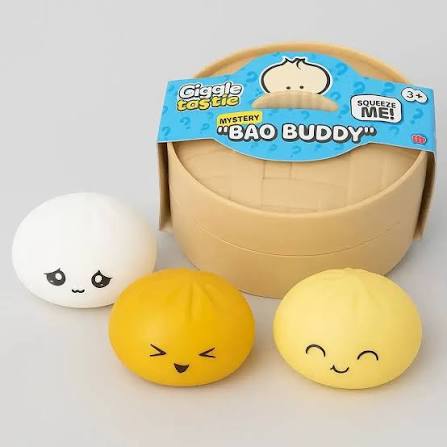 Squishy Baozi Bun Buddies – Kawaii Face Squishy Toy Set (Assorted Surprise Colors)
