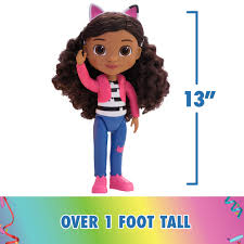 13-Inch Gabby Girl Doll with Removable Kitty Ears Headband & Soft, Styleable Hair – Official Gabby’s Dollhouse Toy for Kids 3+
