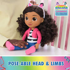 13-Inch Gabby Girl Doll with Removable Kitty Ears Headband & Soft, Styleable Hair – Official Gabby’s Dollhouse Toy for Kids 3+