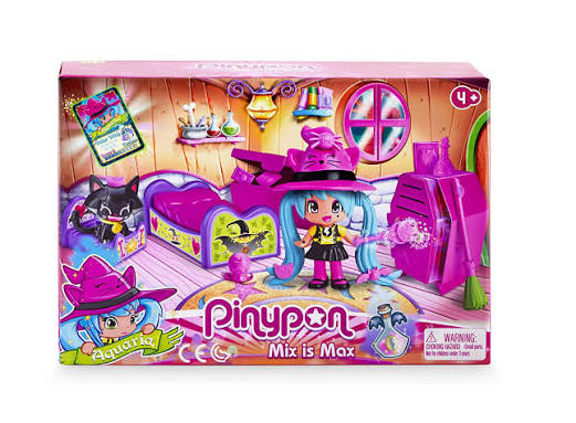 Pinypon Mix is Max Aquaria - Witch Bedroom Playset with Figure