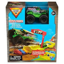 Monster Jam 1:72 Playset – Grave Digger