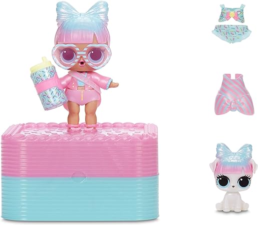 LOL Surprise Deluxe Present Surprise with Limited Edition Doll, and Pet, Pink - Adorable Fashion Doll and Colorful Accessories in Giftable Packaging - Birthday, for Girls Age 4-15 Years