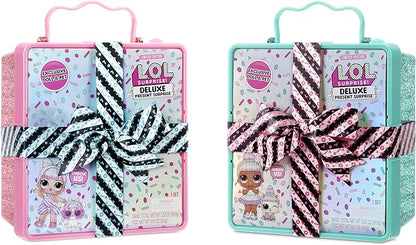 LOL Surprise Deluxe Present Surprise with Limited Edition Doll, and Pet, Pink - Adorable Fashion Doll and Colorful Accessories in Giftable Packaging - Birthday, for Girls Age 4-15 Years