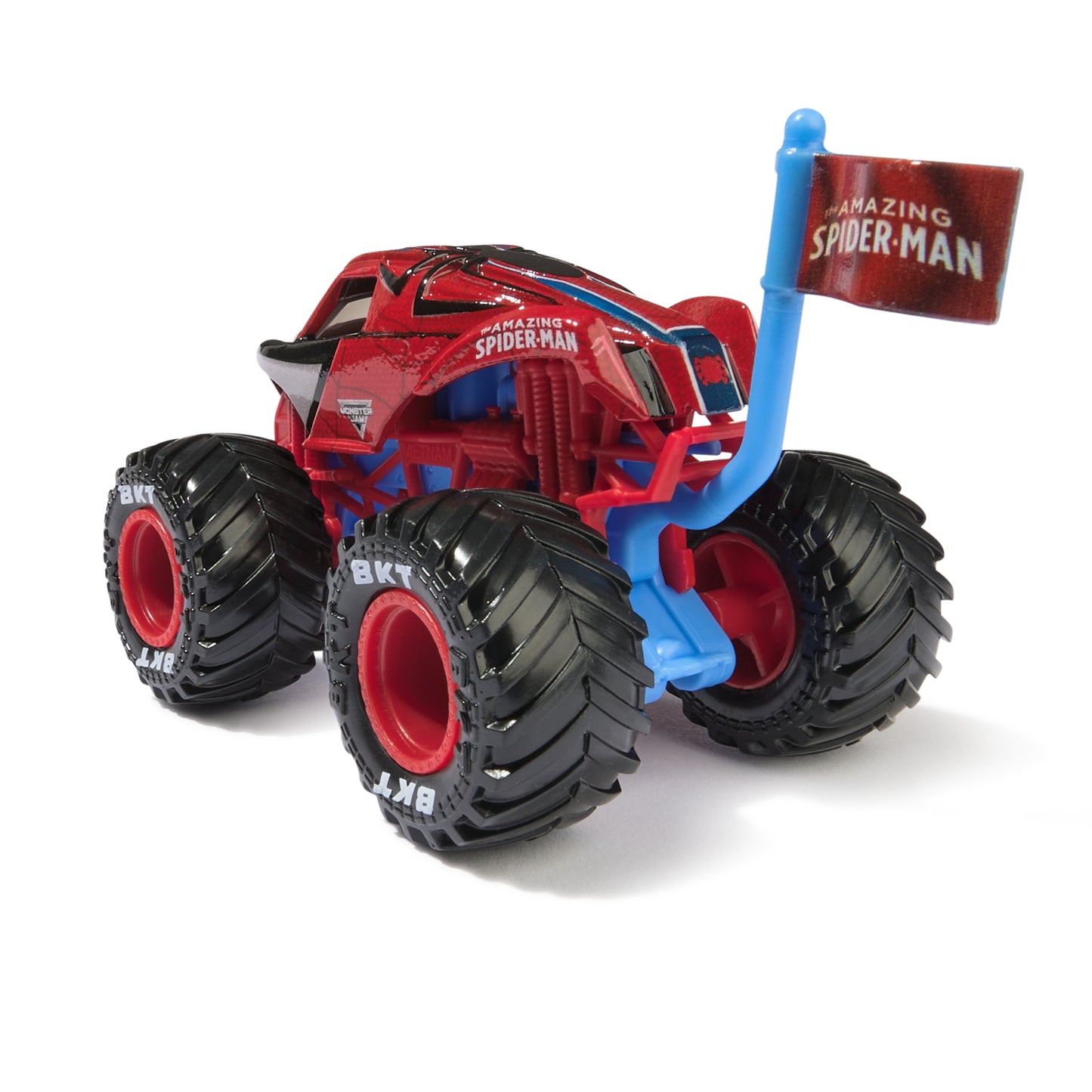 Monster Jam, Marvel Official Spider-Man Monster Truck, Die-Cast Vehicle, 1:64 Scale, Super Hero Kids Toys for Boys Ages 3 and up