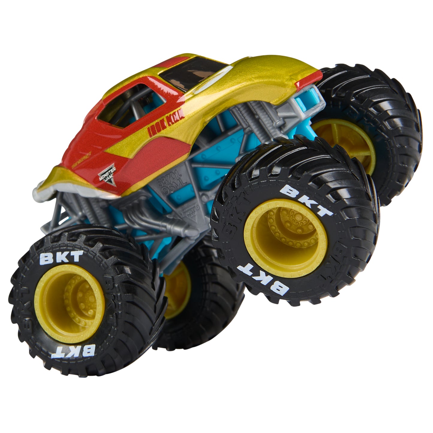 Monster Jam, Marvel Official Iron Man Vs. War Machine Die-Cast Monster Trucks, 1:64 Scale, Kids Toys for Boys and Girls Ages 3 and up