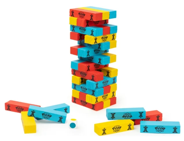 PAW Patrol Jumbling Tower Game, for Families and Kids Ages 5 and up
