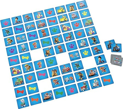 Spin Master Games Paw Patrol Memo Game - Classic Memory Game in the Design of the Popular Preschool Series Paw Patrol in Metal Case, for Children from 3 Years