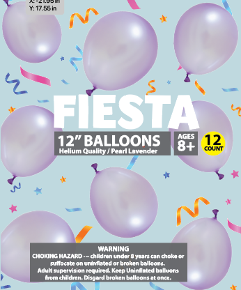 12" Pearl Lavender Balloons